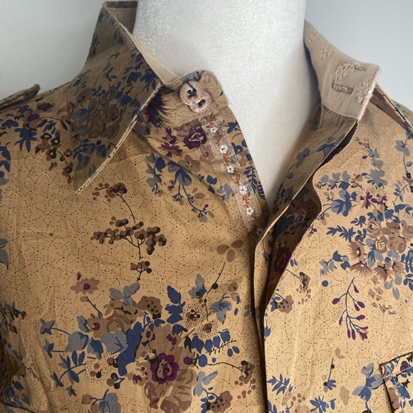 English laundry Peoples Army Button Down Blouse - Picture 6 of 8